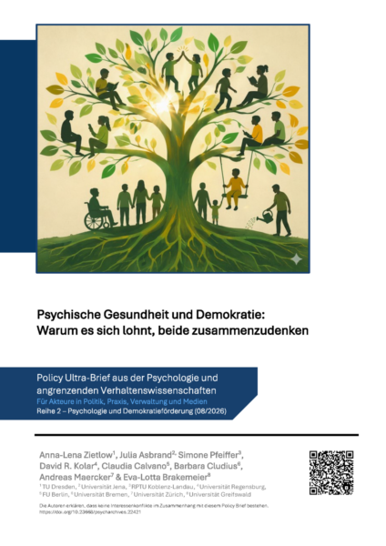 Pubs 02 12 Zietlow Etal Psychische Gesundheit Titelblatt | Psychische Gesundheit und Demokratie: Warum es sich lohnt, beide zusammen zu denken